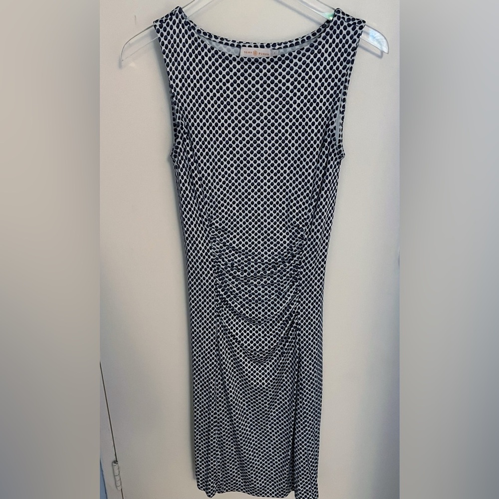 Tory Burch size S ruched sleeveless summer dress